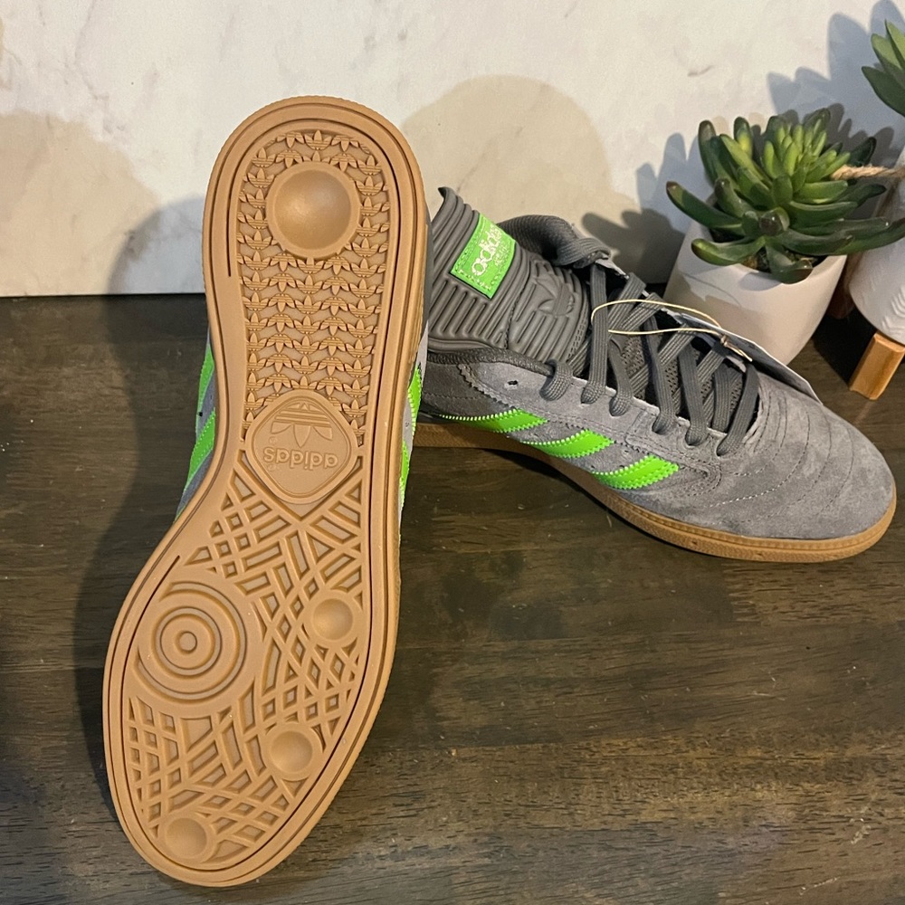 adidas Busenitz Grey Lime Gum - Picture 10 of 11